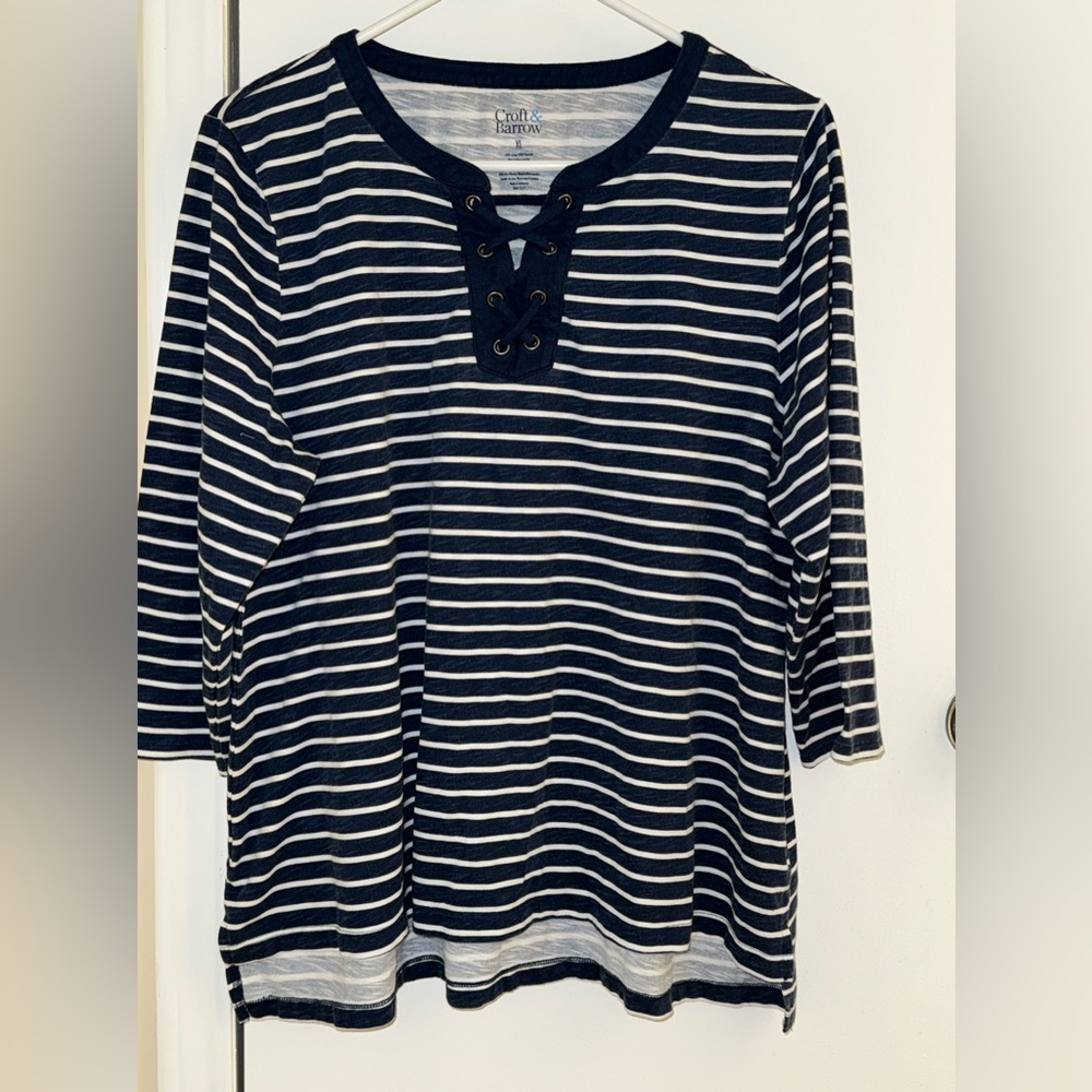 Croft & Barrow 3/4 sleeve shirt